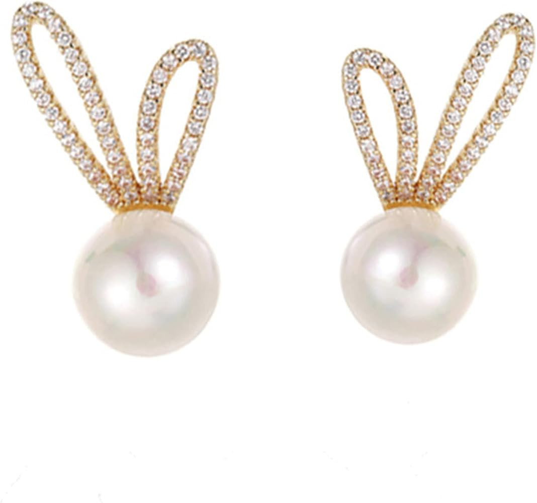 Cute Easter Bunny Earrings for Women Acrylic Easter Basket Eggs Bunny Rabbit Earrings Earrings Je... | Amazon (US)