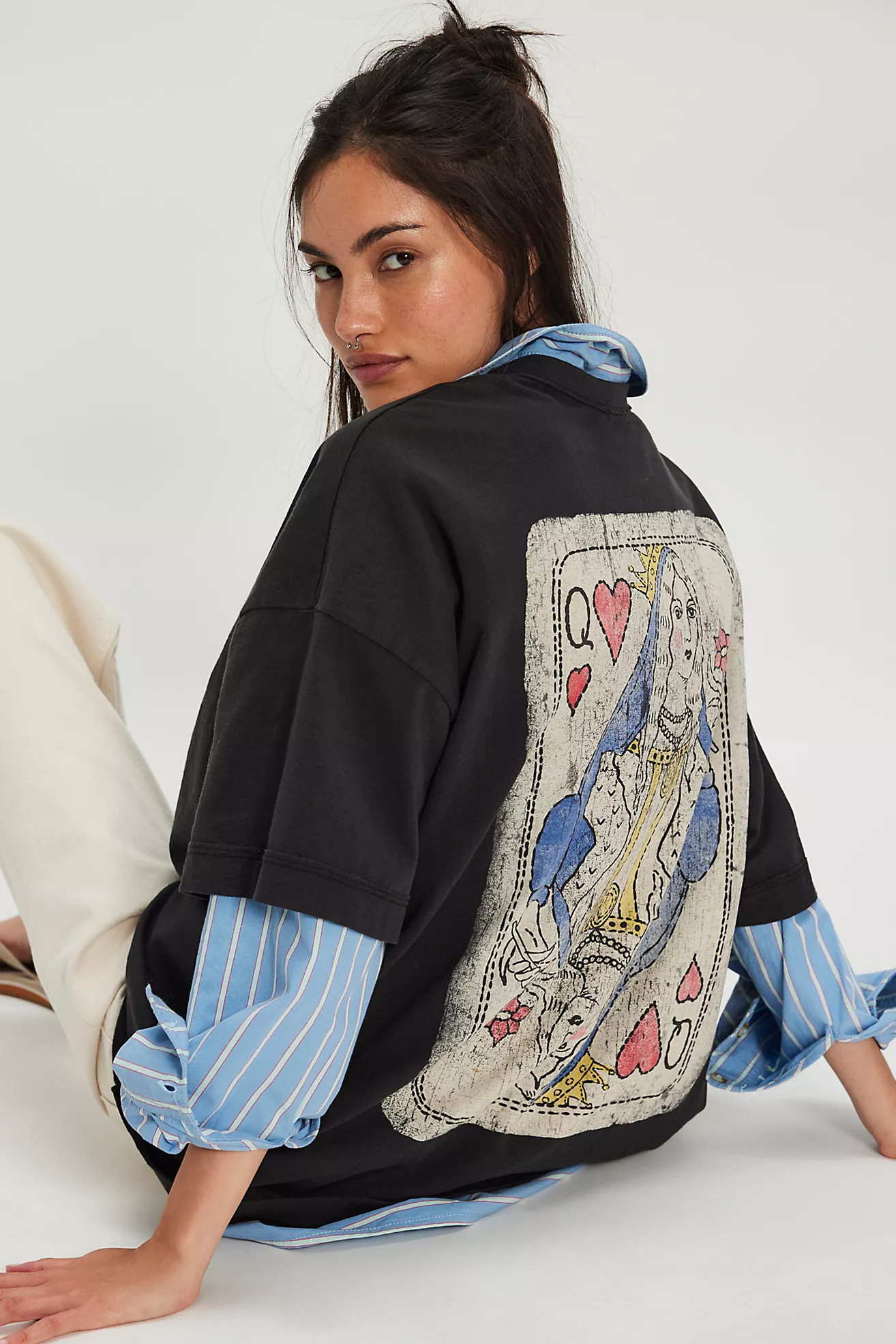 Ragabond Queen Of Hearts Tee | Free People (Global - UK&FR Excluded)