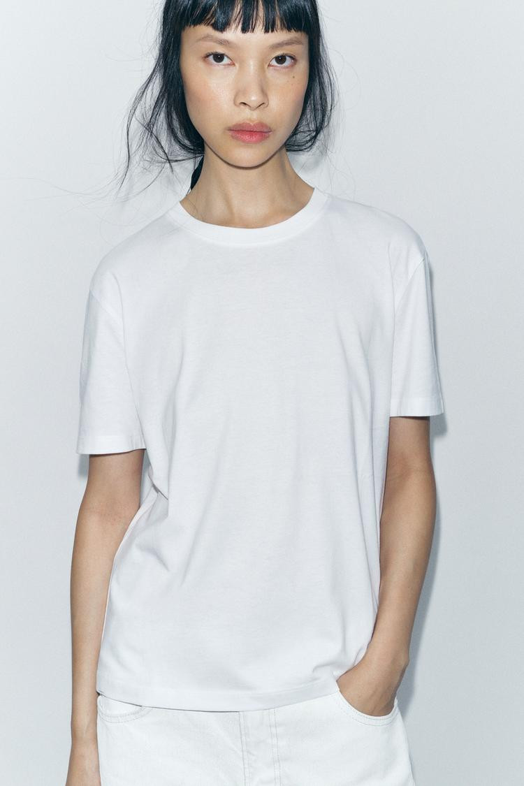 BASIC COTTON T-SHIRT | Zara US