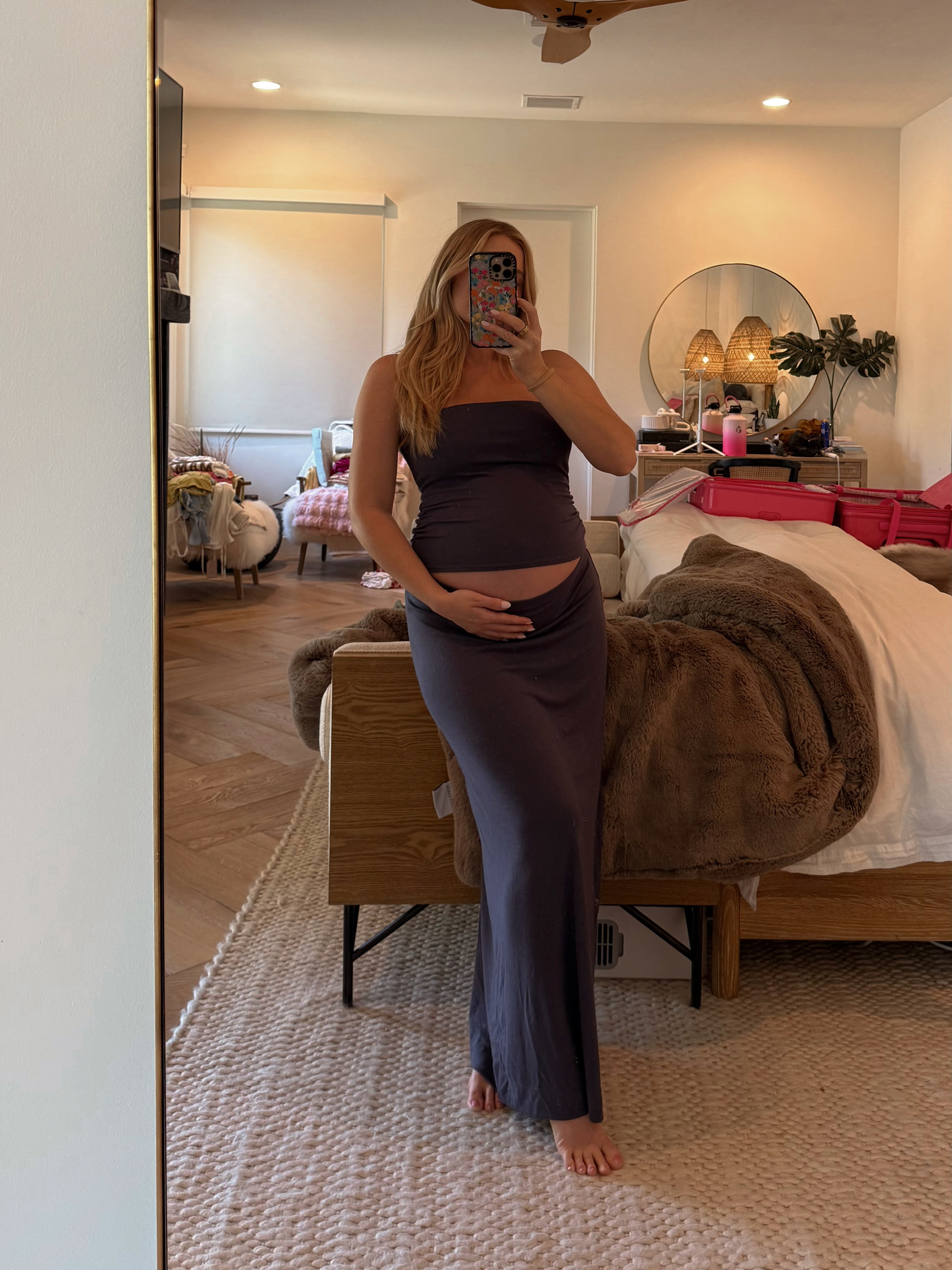 FP Maternity try on! Wearing a size medium in this set 

 #LTKFindsUnder100 #LTKStyleTip #LTKBump