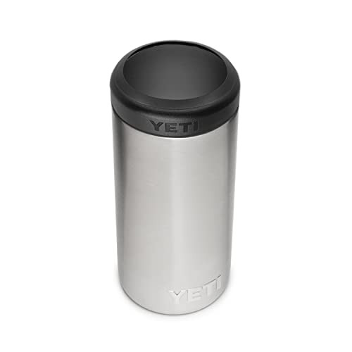 YETI Rambler 12 oz. Colster Slim Can Insulator for the Slim Hard Seltzer Cans, Stainless (NO CAN INSERT) | Amazon (US)
