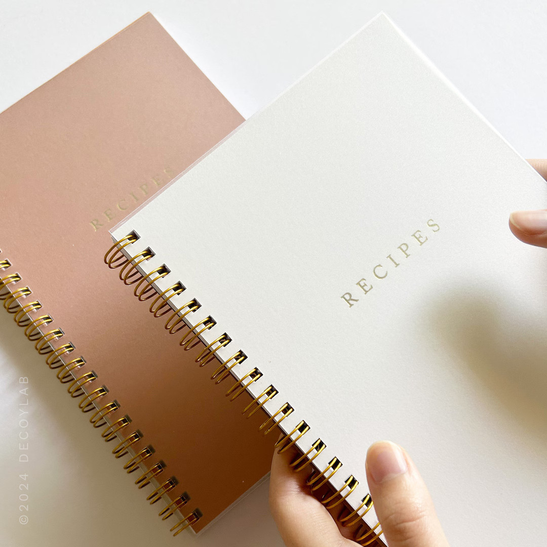 Recipe Book, 30 Recipes, 15 Pages, 5.5 X 8.5 Inches Size, Minimal Design, Mothers Day Gift, House... | Etsy (US)