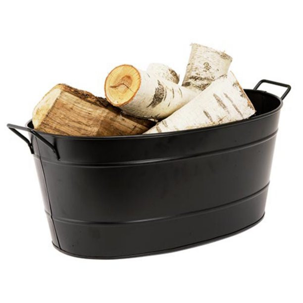 Minuteman International Black Steel Oval Hot Coal Tub - Walmart.com | Walmart (US)