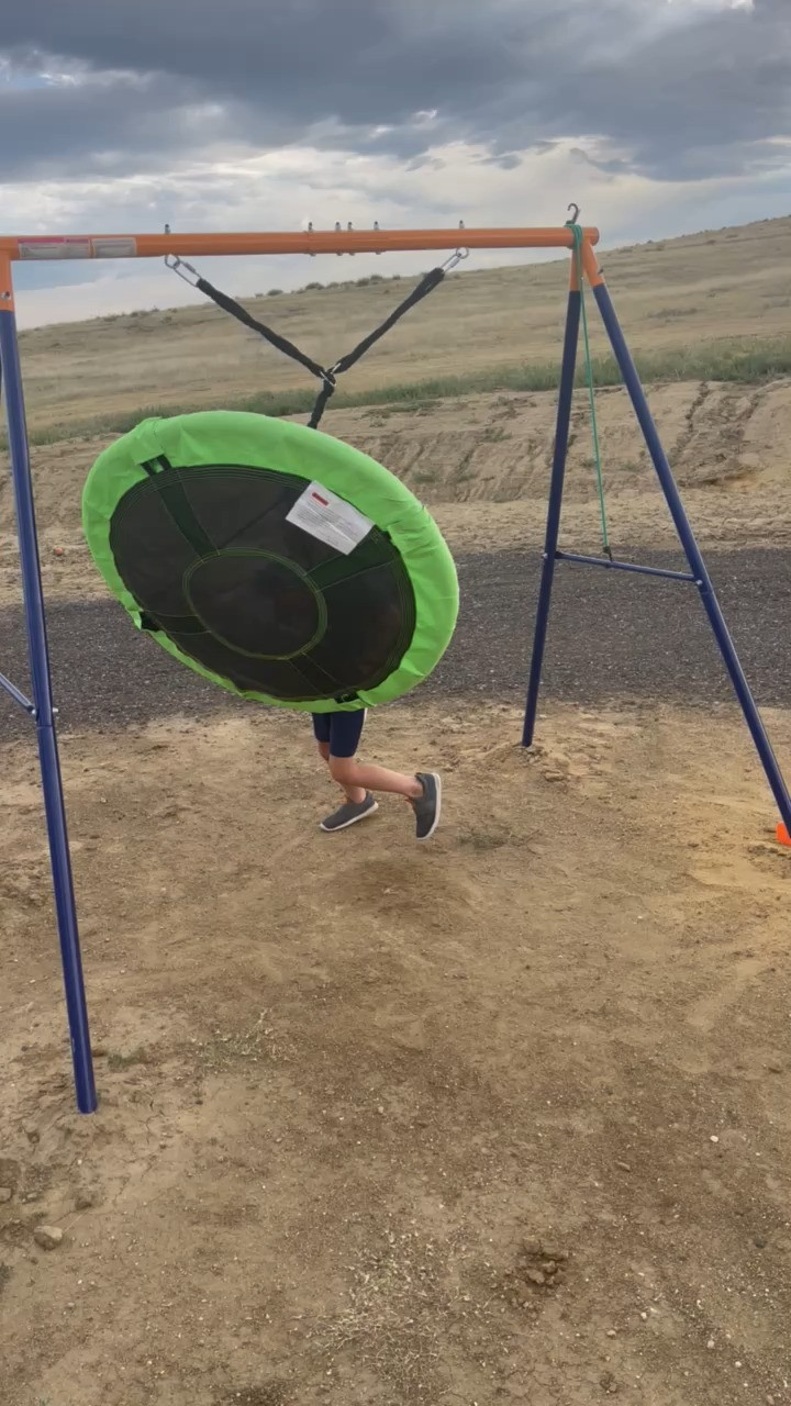 The best backyard memories start with a swing set. 🌳 From soaring on the saucer swing to classic swinging contests, this sturdy A-frame set gives kids hours of screen-free fun. Built to handle years of play, it's a great addition to any backyard, farm, or homestead where getting outside is part of everyday life.

#LTKKids #LTKFamily #LTKHome #BackyardPlay #SwingSet #OutdoorKids #OutdoorToys #BackyardFun #KidsActivities #ScreenFreeKids #HomesteadKids #FamilyFun #AmazonFinds #OutdoorLiving #BackyardIdeas 

 #LTKmomlife #LTKActive #LTKKids