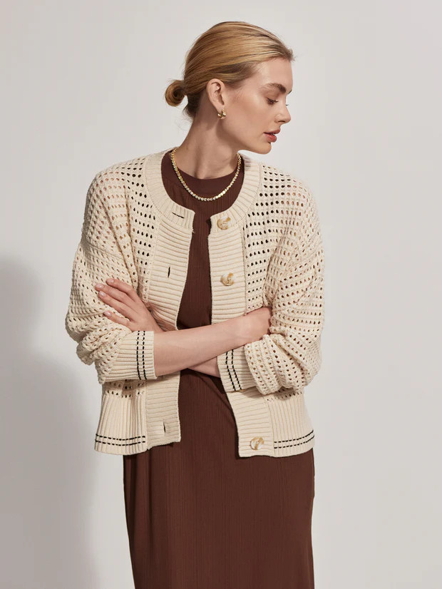 Kris Relaxed Fit Knit Jacket | Varley UK