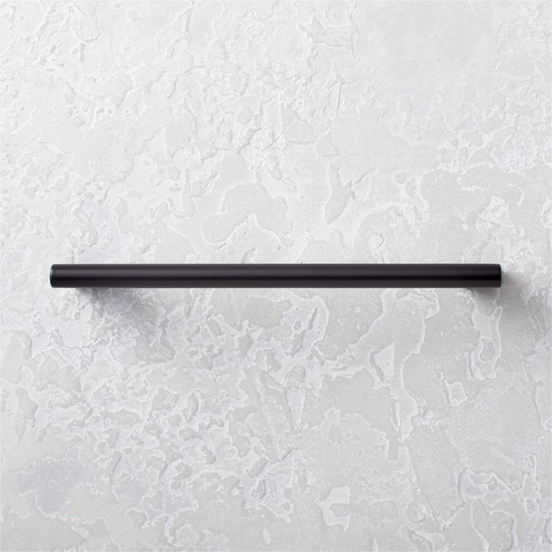 Kela Matte Black Metal Cabinet Handle 6" + Reviews | CB2 | CB2