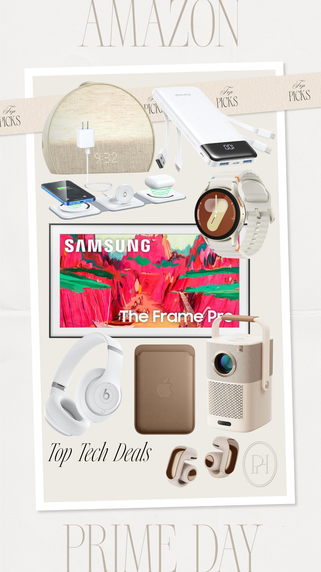Top tech deals on Amazon Prime Days!

frame TV, wireless headphones, noise cancelling headphones, wireless earbuds, projector, digital projector, wireless projector, magsafe wallet, Hatch alarm clock, multi-device charger, wireless charger, smart watch 

 #LTKHome #LTKSaleAlert