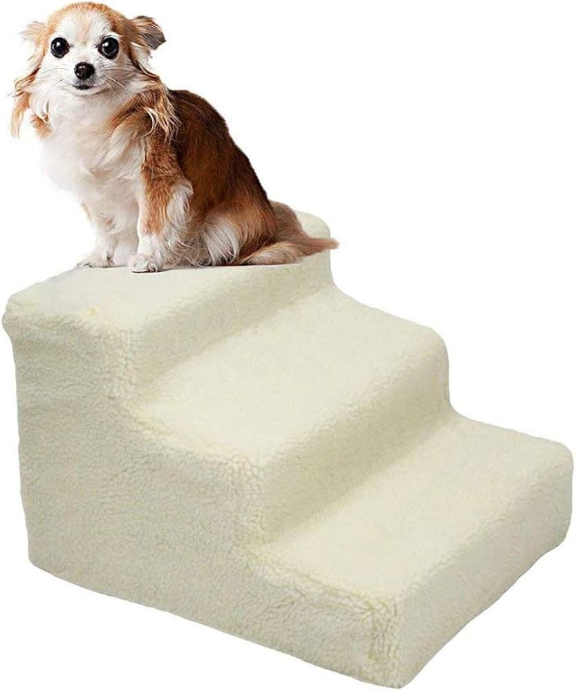 yofit Doggy Steps - Non-Slip 3 Steps Pet Stairs,Holds Up to 50 lbs | Amazon (US)