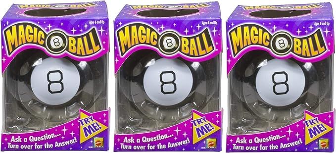 Magic 8 Ball Toy Game (Pack of 3) | Amazon (US)