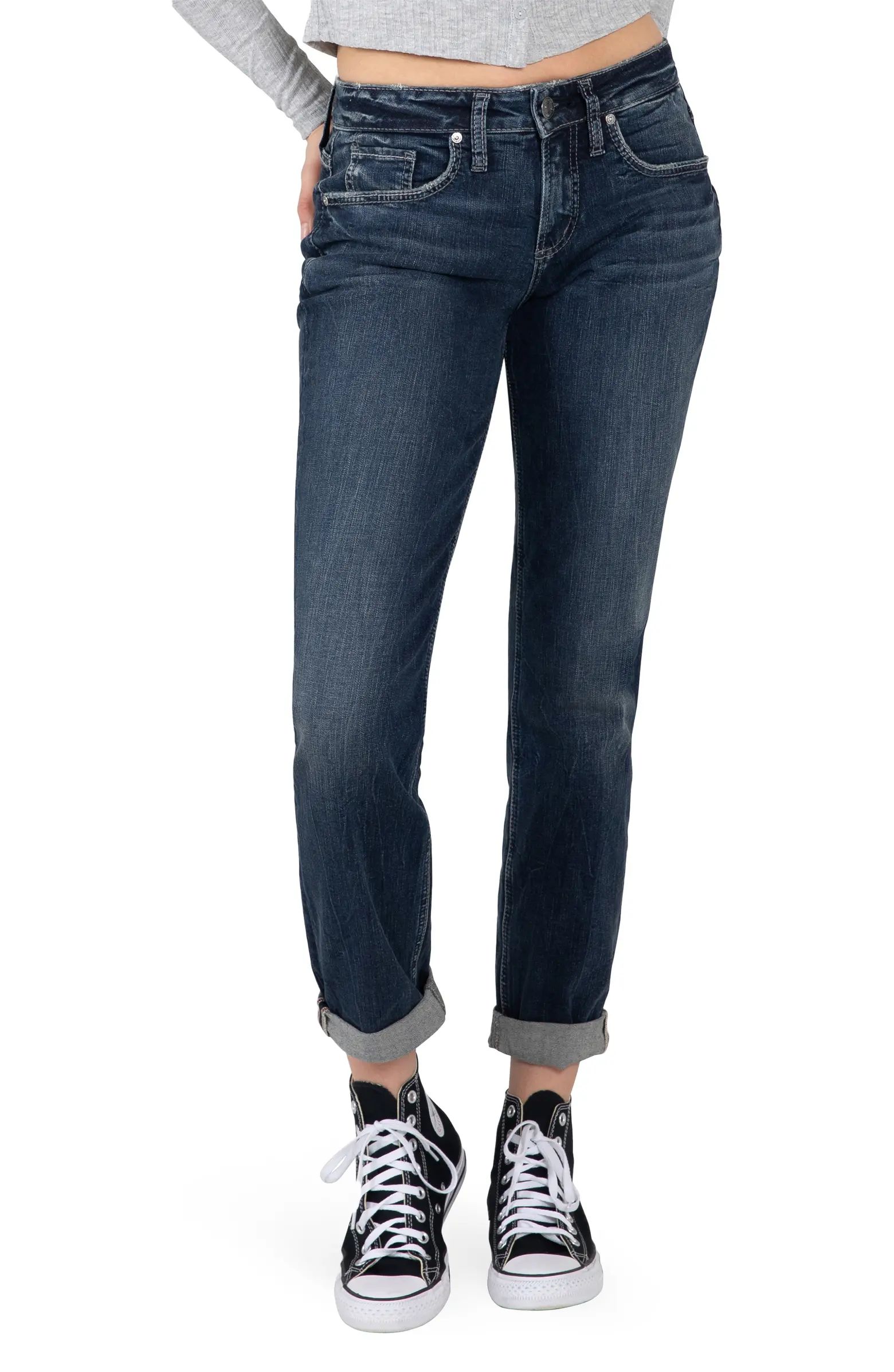 Silver Jeans Co. Slim Leg Boyfriend Jeans | Nordstrom | Nordstrom