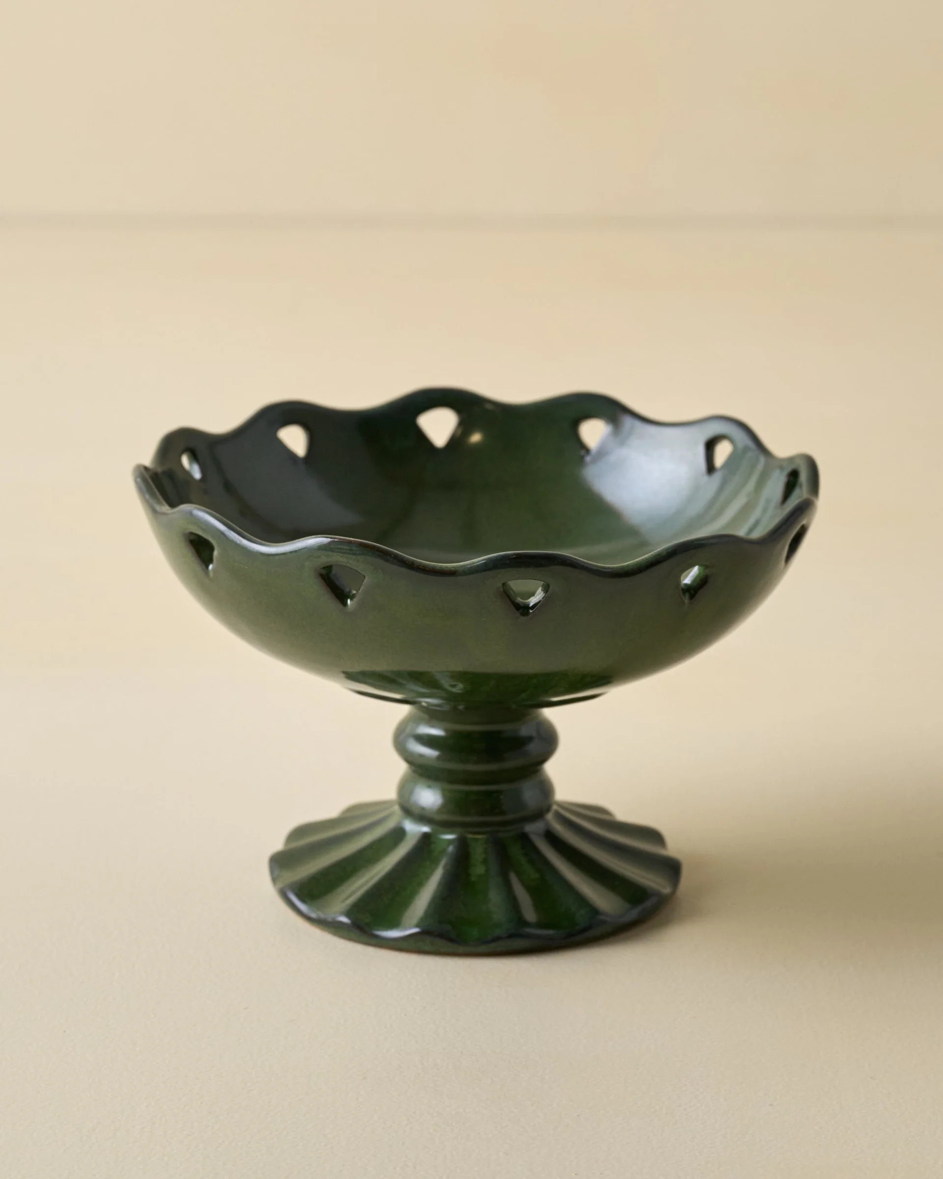 Libby Glazed Ceramic Footed Bowl | Magnolia