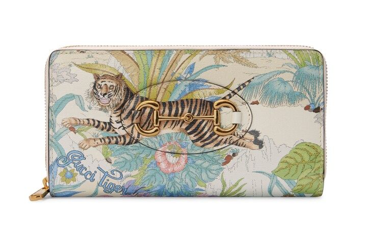 Gucci - Gucci Tiger Horsebit 1955 zip wallet | Gucci (US)