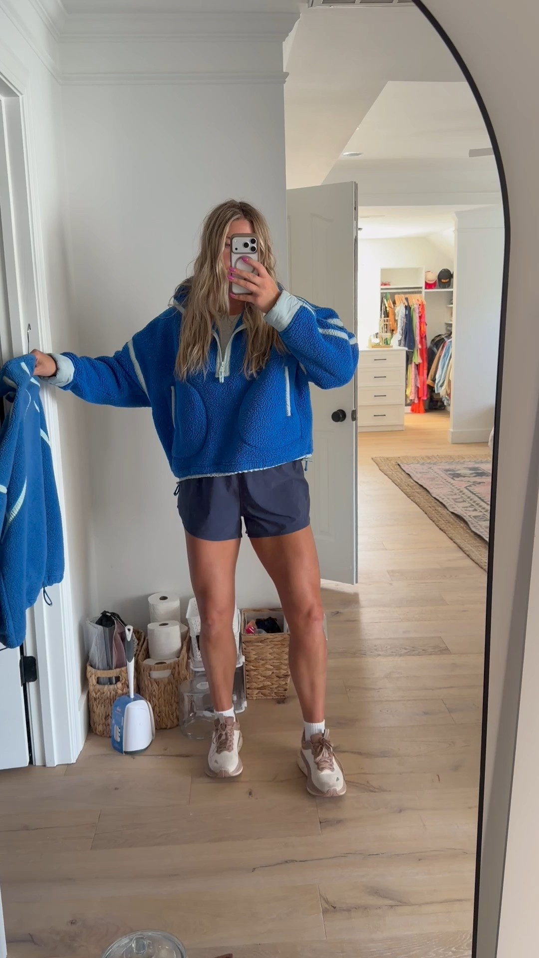 Full outfit on repeat. Shoes are TTS and so comfy. The d*pe is pretty similar to the FP 🫣🤭 

#LTKActive #LTKSeasonal