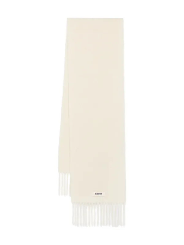 Jacquemus L'écharpe Carro Scarf | White | FARFETCH SK | Farfetch Global