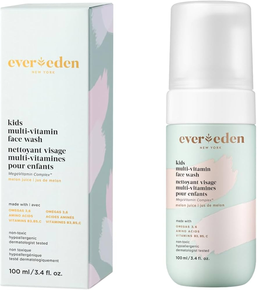Evereden Kids Face Wash: Melon Juice, 3.4 fl oz. | Gentle Skin Care | Clean and Non-toxic Face Wa... | Amazon (US)