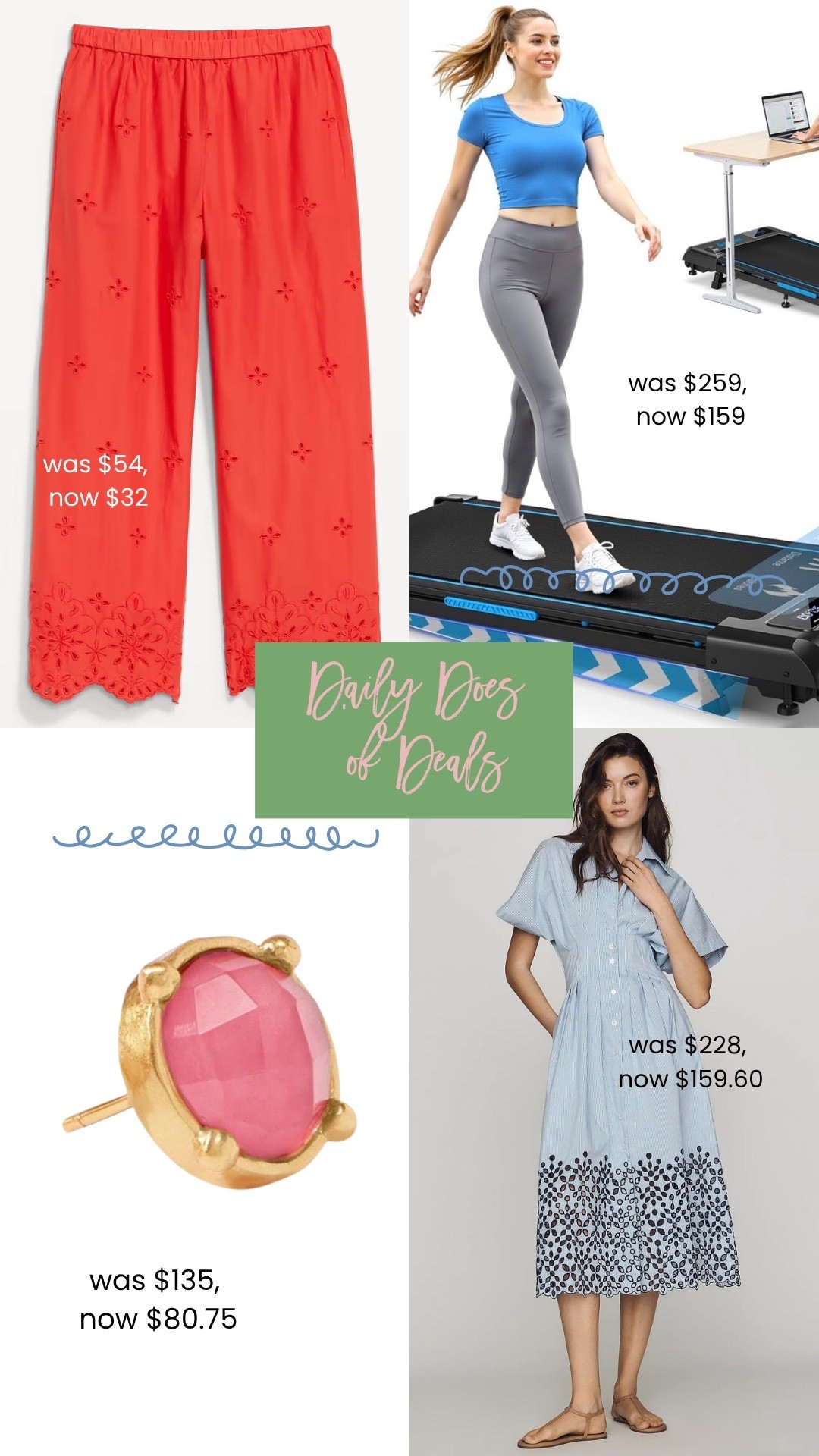 Today’s daily dose of deals! 

These pants + the best selling tank are a yes for all of us! 

A walking pad (with incline)- this is a yes

My #1 pick from the Julie Vos Sample sale

We love this style, and look at that trim… on a limited time deal, so don’t delay!

+ linking a little new release cuteness- use code LOBSTER for extra 20% when you spend $125+

#LTKSaleAlert #LTKActive #LTKdayinmylife

#LTKootd #LTKActive #LTKselfcare