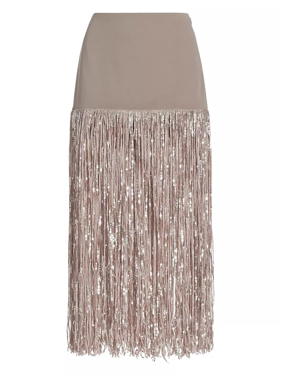 Florence Sequin-Fringe Maxi Skirt | Saks Fifth Avenue