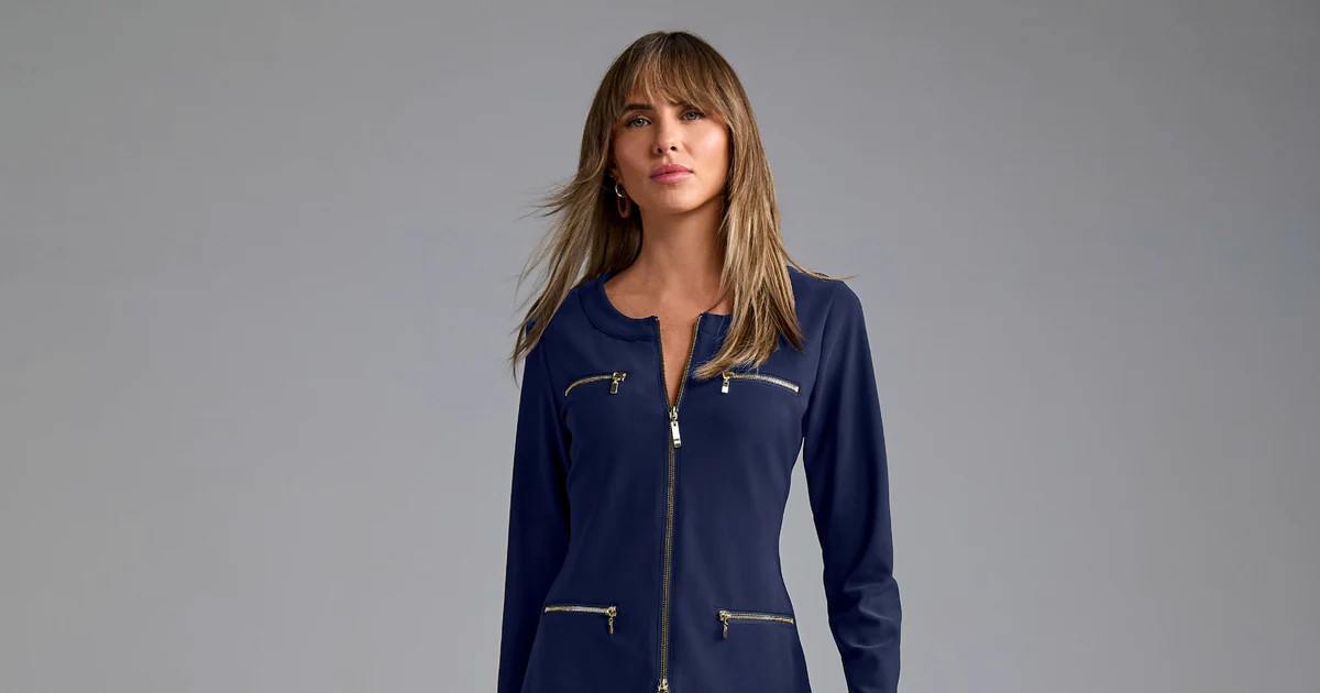 Beyond Travel Tunic Coordinate Set - Maritime Navy | Boston Proper | Boston Proper