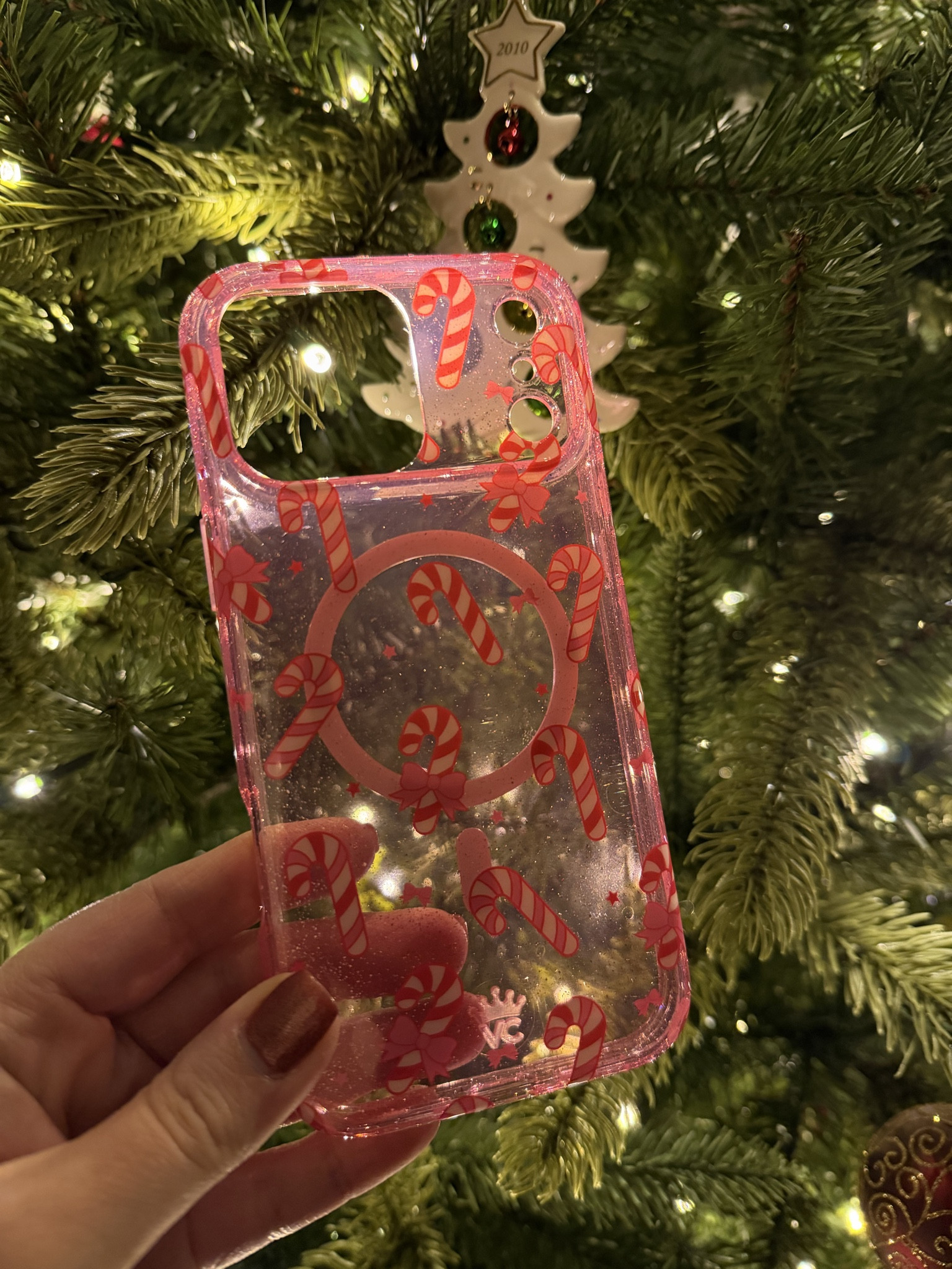 Pretty in Peppermint for Christmas! Last minute Christmas Gift Idea - a new cell phone case!

Velvet Caviar Pink Peppermint IPhone case. 

I love it so much and it looks SO cute on my silver IPhone 17 Pro Max. 

#LTKFindsUnder50 #LTKGiftGuide #LTKHoliday