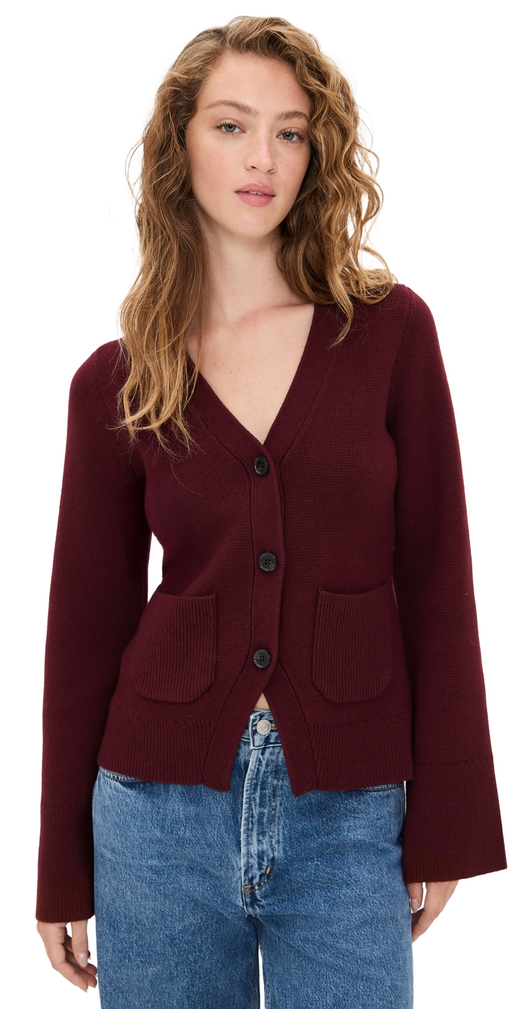 Pistola Aeron Cardigan Claret S | Shopbop