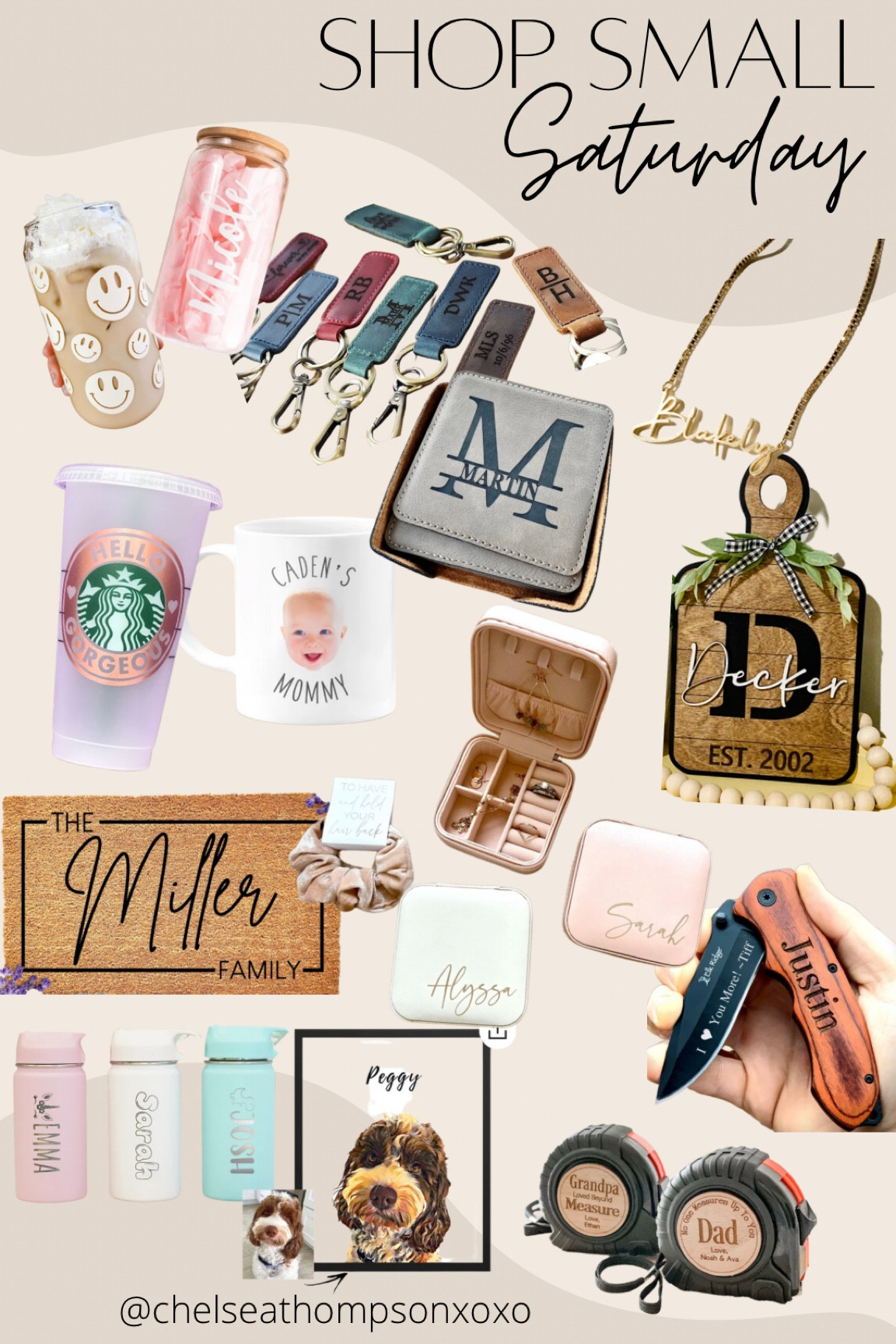 Etsy has something for everyone on this shop small Saturday! From cups to coasters, to mugs, to necklaces, to doormats, to pet portraits, these personalized items are sure to put a smile on anyone face!

#LTKHoliday #LTKGiftGuide #LTKCyberweek