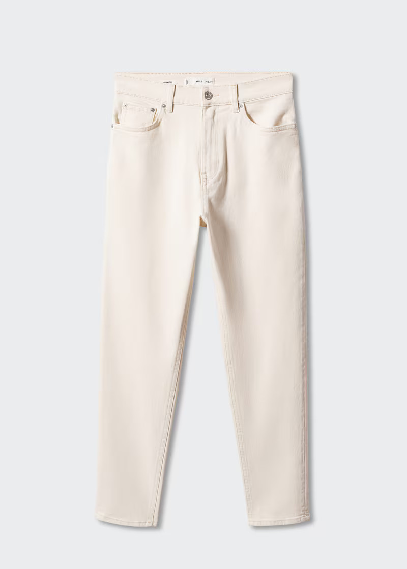 Mom comfort high-rise jeans -  Women | Mango United Kingdom | MANGO (UK)