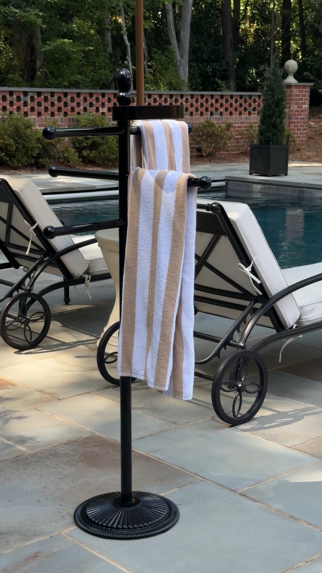#AD towel rack of my dreams! @wayfair, #wishyouwerehere, #outdoor, #Wayfair, #WayfairPartner