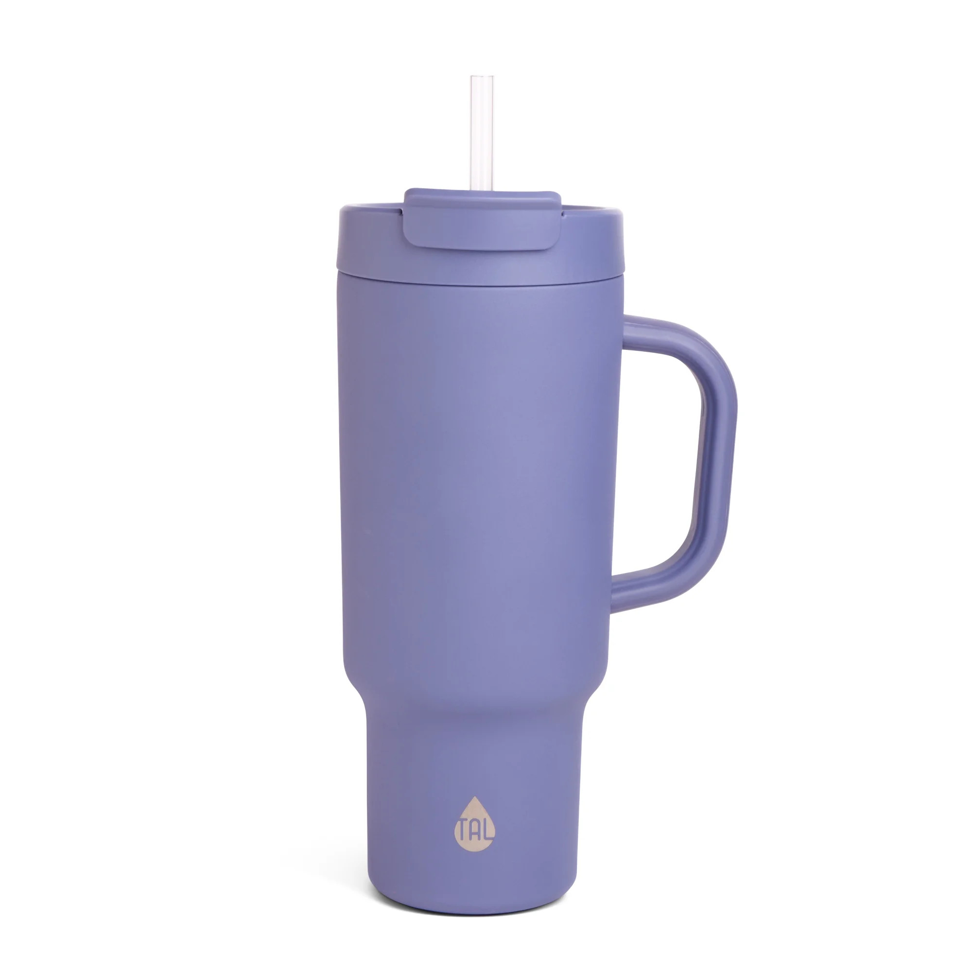 TAL Stainless Steel Hudson Tumbler with Straw 40 fl oz, Purple | Walmart (US)