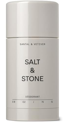 Salt & Stone Aluminum-Free Deodorant, Women & Men Santal & Vetiver 2.6 oz | Amazon (US)