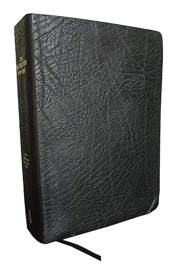 The NASB, MacArthur Study Bible, Large Print, Bonded Leather, Black, Thumb Indexed: Holy Bible, N... | Amazon (US)