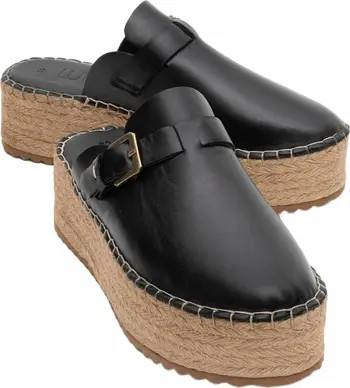 Novas Leather Platform Espadrille Mule (Women) | Nordstrom