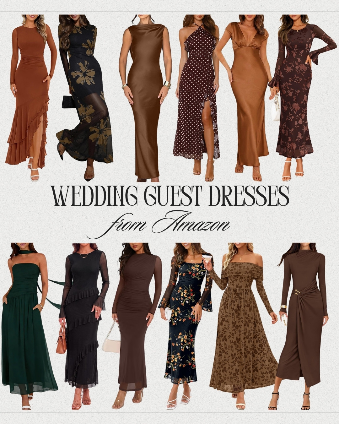 Fall wedding guest season is here! 🤎🍂 So many gorgeous Amazon dresses for all those upcoming weddings + events! 

 #LTKootd #LTKSeasonal #LTKSaleAlert