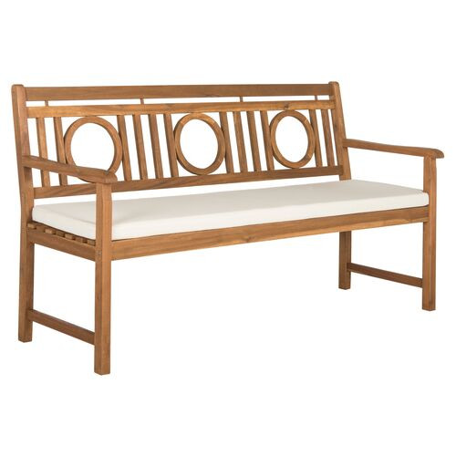 Praia Outdoor Bench, Natural | One Kings Lane