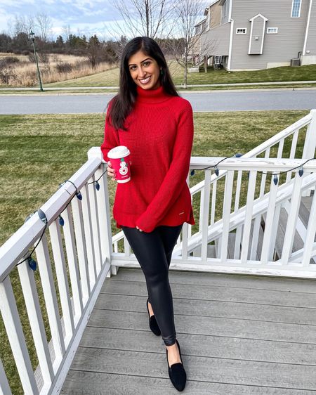 Sweater: old from TJ Maxx. Sorry no link.
Bottoms: size M. I prefer the regular length and not the petite.
Shoes: size up half a size if you get this pair since the toe box is narrow. Use code “SARAHFLINT-BARONICA” for $50 off!