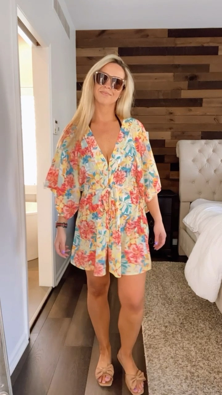 Wal-Mart Cover Ups! If you’re not one who loves to just hang around in your swimsuit, but don’t like being too hot in a cover up, these two are the PERFECT pics for you! Lightweight, easy on/off and SO DANG CUTE!!!

#LTKSeasonal #LTKswim #LTKunder50