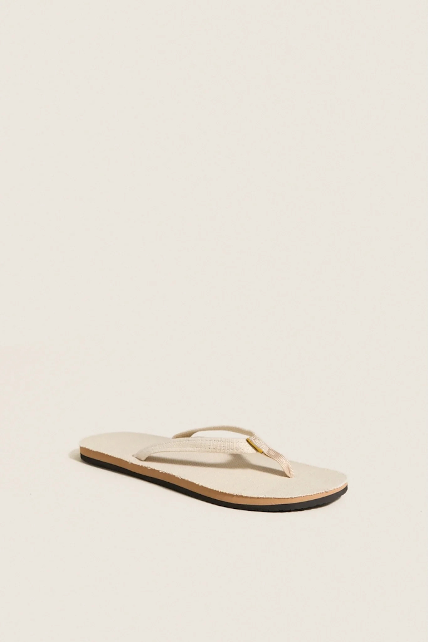 Natural Hemp Single Layer Flip flops | Tuckernuck (US)