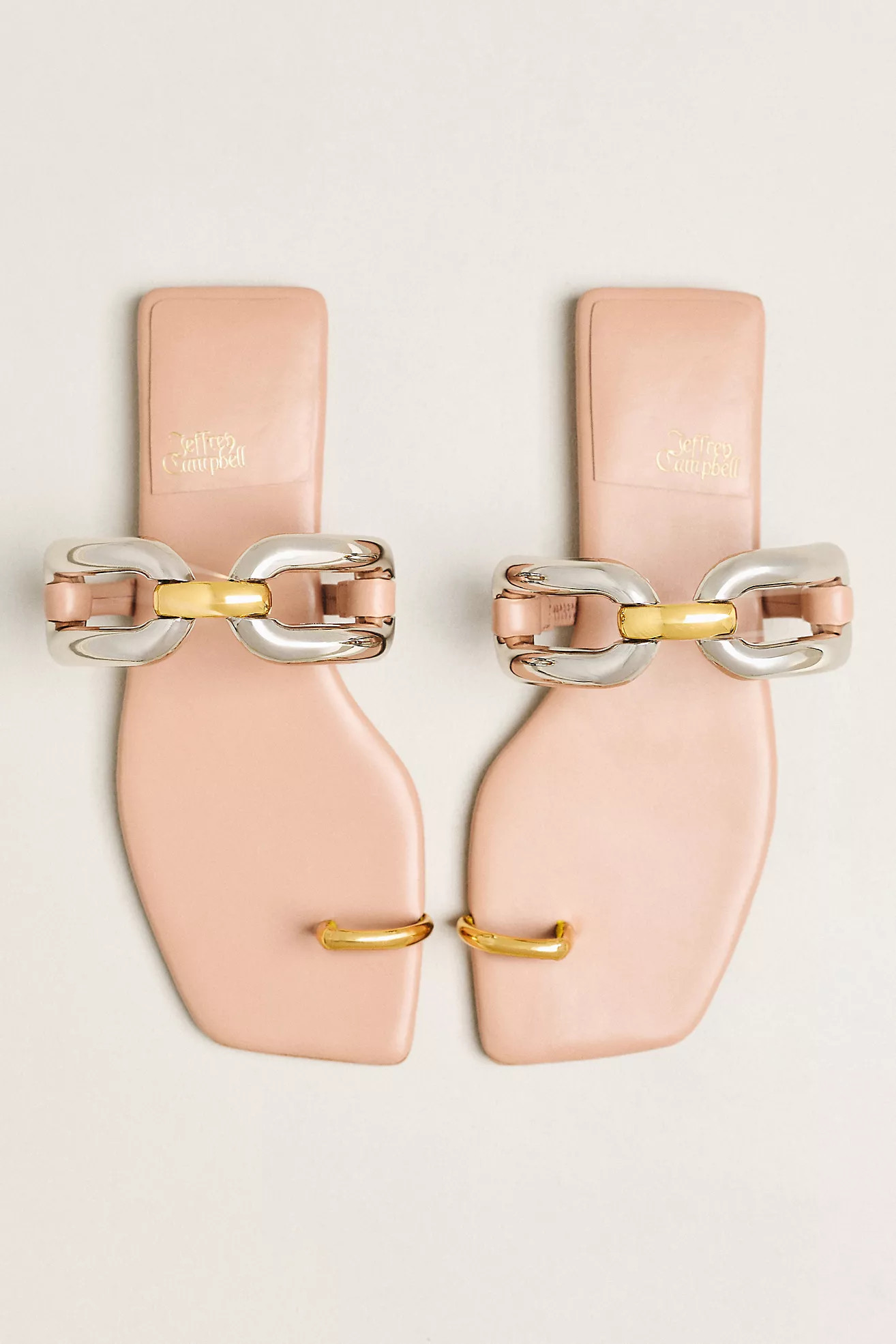 Jeffrey Campbell Guilded 2 Toe Ring Sandals | Anthropologie (US)