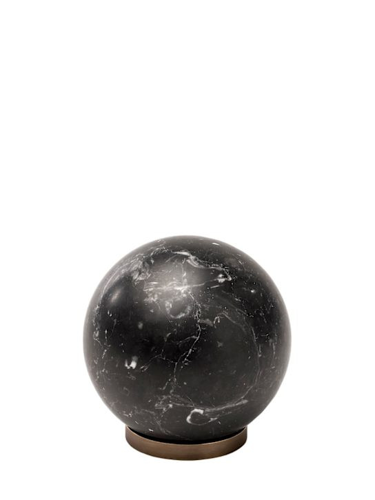 Gravity Nero Marquinia marble sphere | Luisaviaroma
