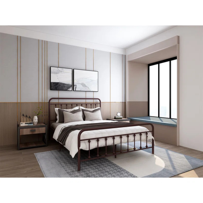 Overlock Metal Bed | Wayfair North America