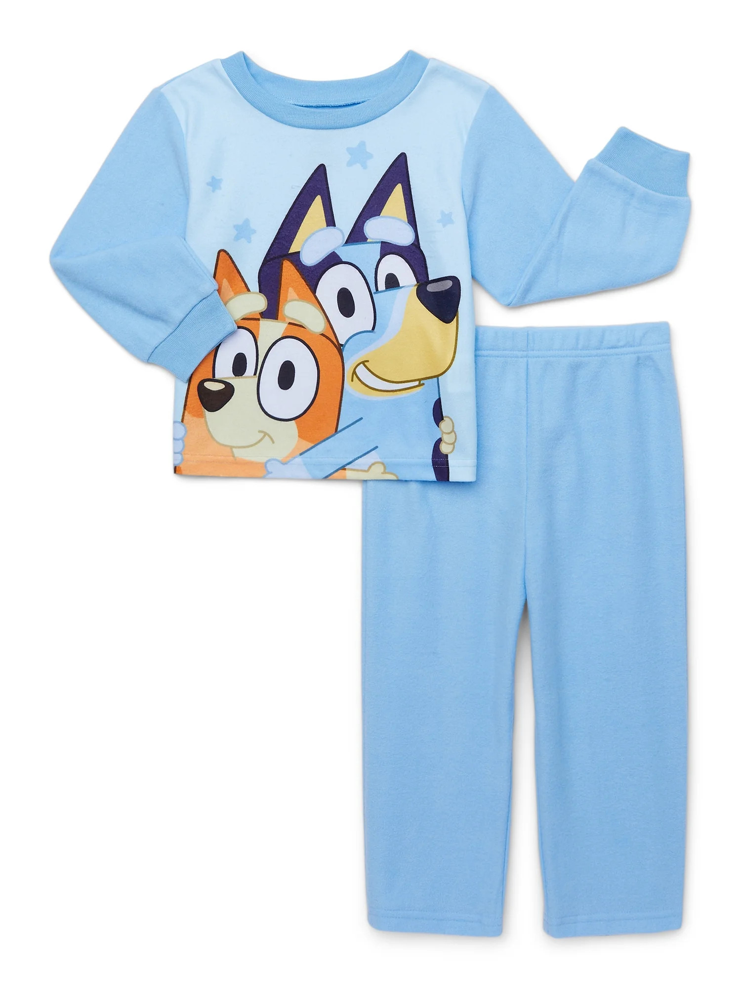Character Toddler Long Sleeve Top and Pants, 2-Piece Pajama Set, Sizes 12M-5T | Walmart (US)