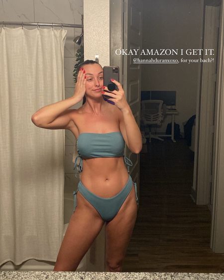 affordable amazon bikini - under $30
- great quality; soft, thick material
- bottoms are cheeky but still appropriate

#LTKunder50 #LTKtravel #LTKswim
