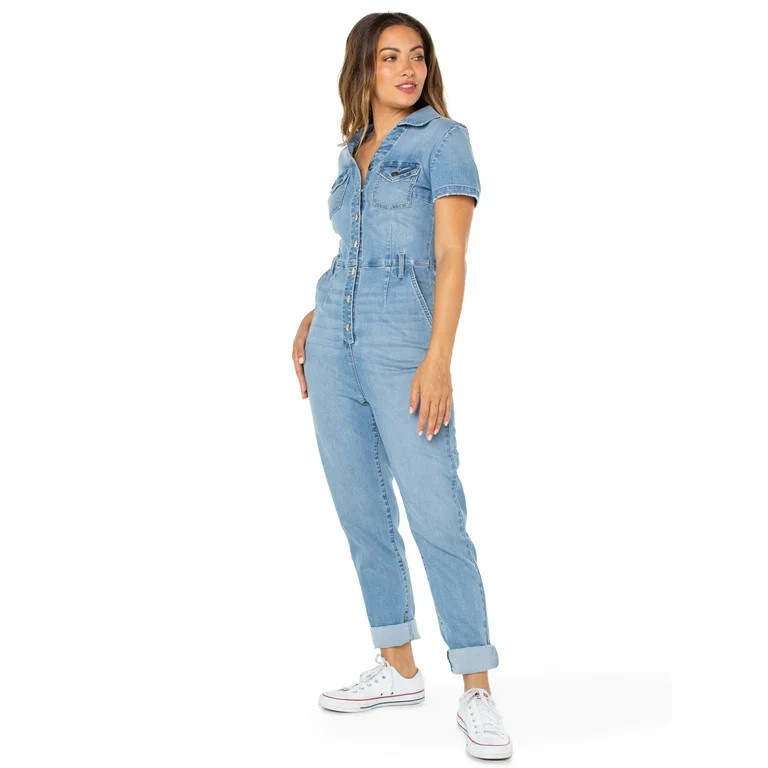 Celebrity Pink Women's Juniors Slim Fit Boilersuit | Walmart (US)