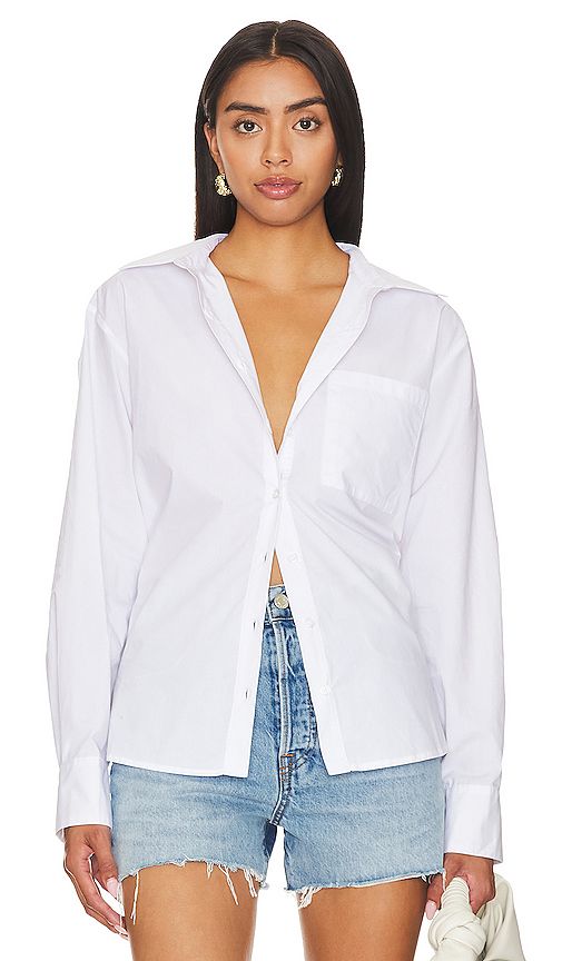 Amari Shirt in White | Revolve Clothing (Global)
