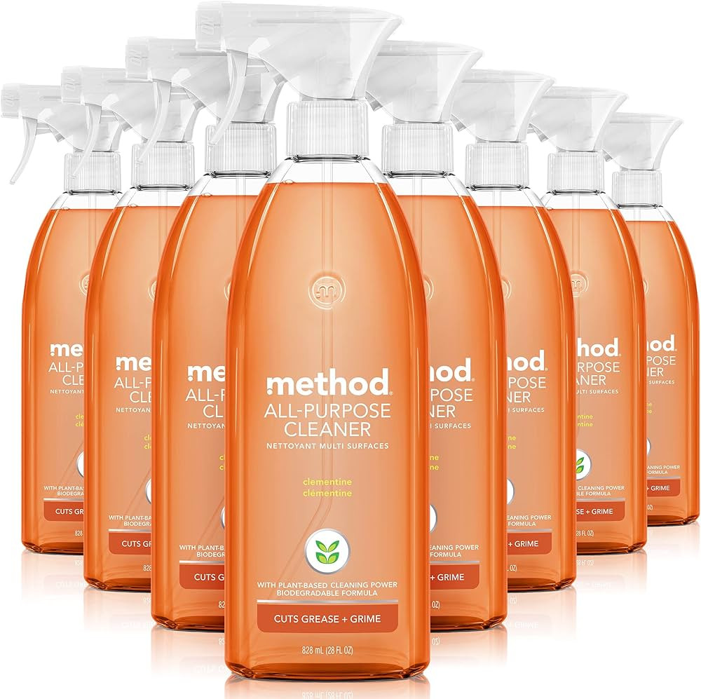 Method All-Purpose Cleaner Spray, Clementine, Plant-Based and Biodegradable Formula Perfect for M... | Amazon (US)