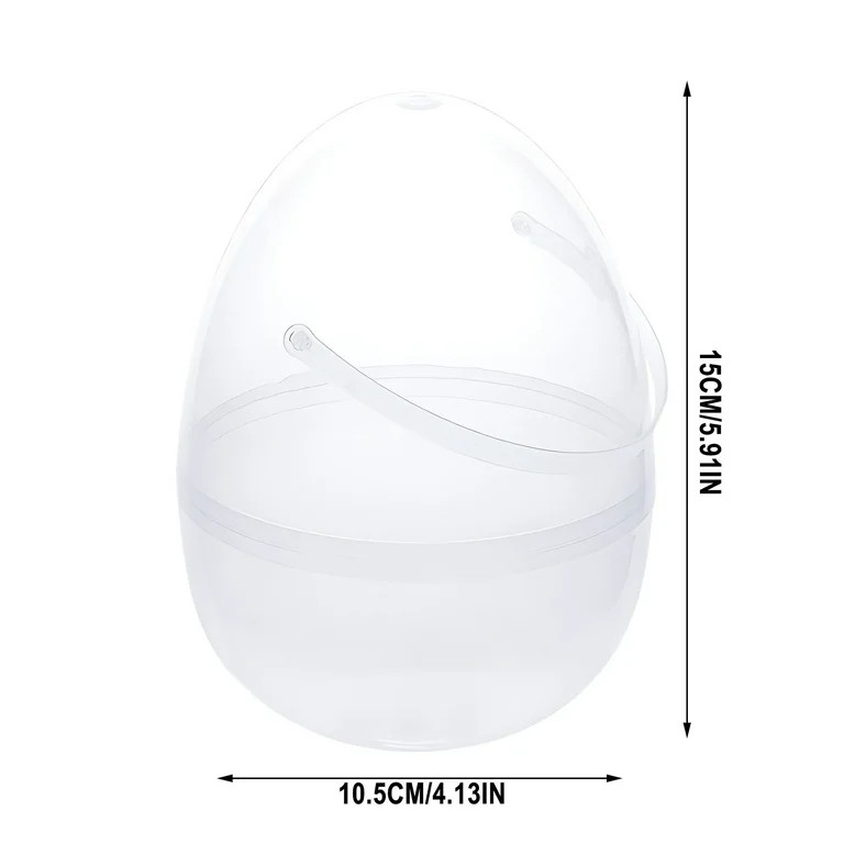 Eoozwa Transparent Twist Open Easter Egg Portable Storage Container for Candy Treats Decoration H... | Walmart (US)