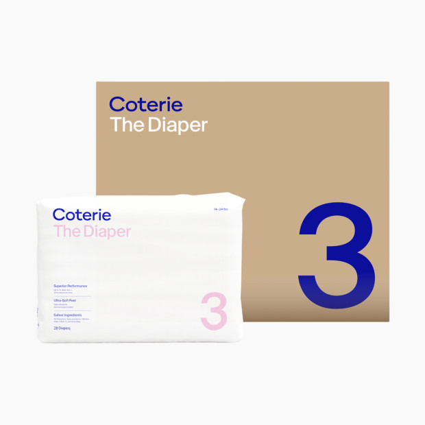 Coterie Ultra Soft Diapers, Monthly Supply Size 3/168 Count | Babylist