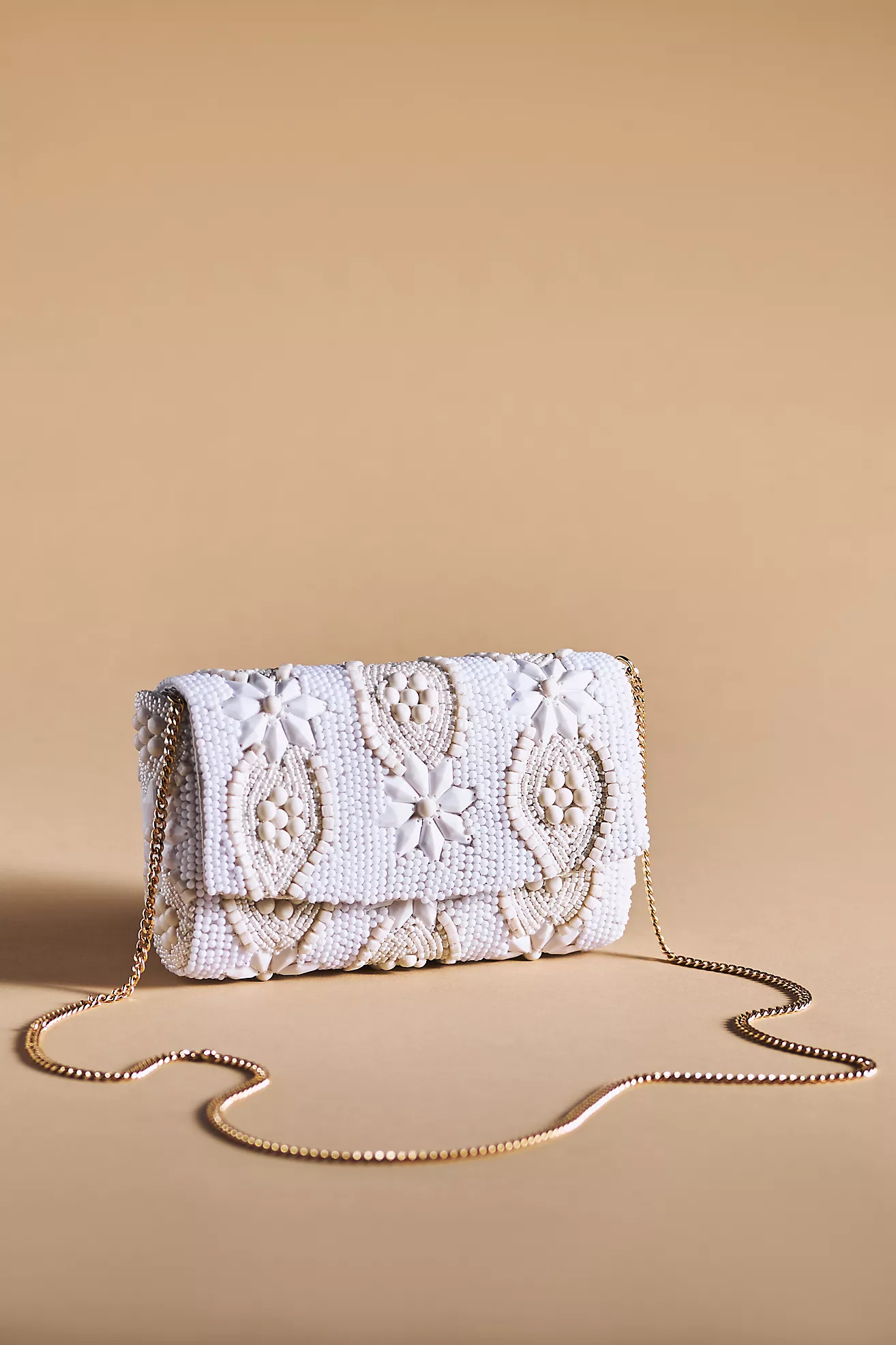 Beaded Floral Clutch | Anthropologie (US)