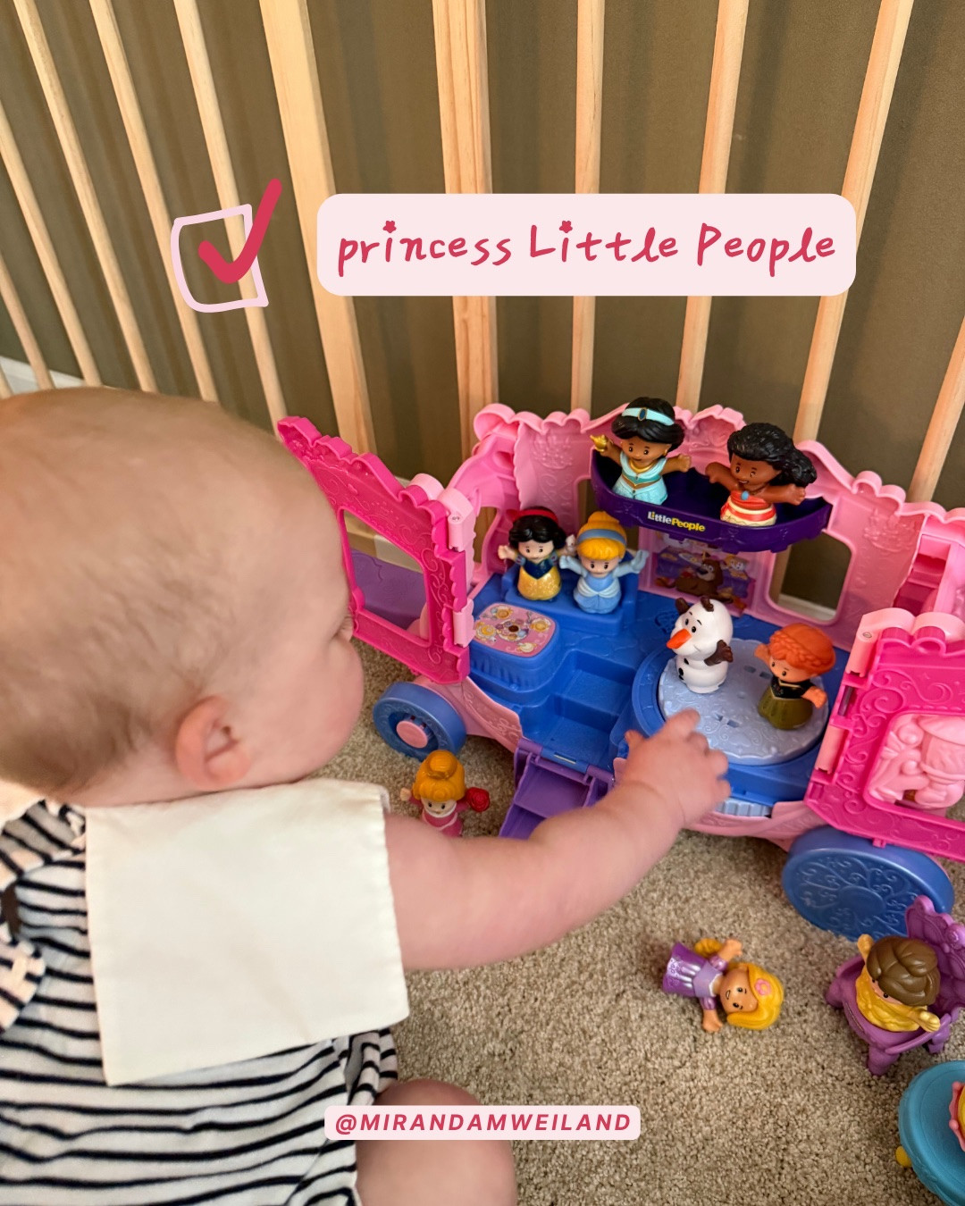 My 1 year olds favorite things! She is loving Little People. This carriage is so fun, makes music, and they can pull it. We also have an extra pack of princesses to complete the collection. All Little People make great first birthday gifts or if you’re planning for Christmas these are great for kids!

#LTKKids #LTKBaby