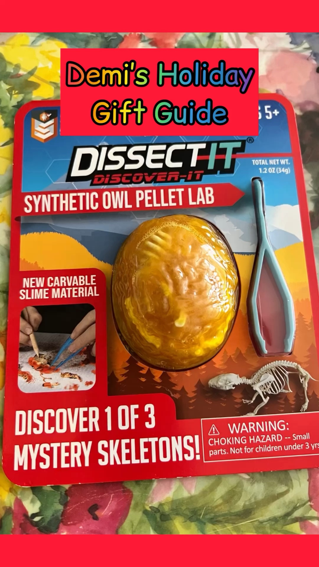 Dissect It Synthetic Owl Pellet Lab

#LTKSeasonal #LTKGiftGuide #LTKkids