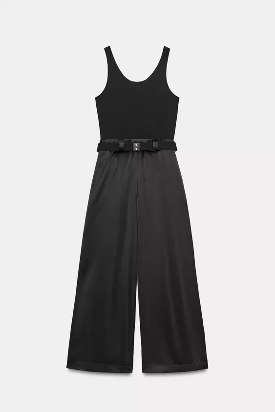 COMBINED JUMPSUIT WITH BELT | Zara US